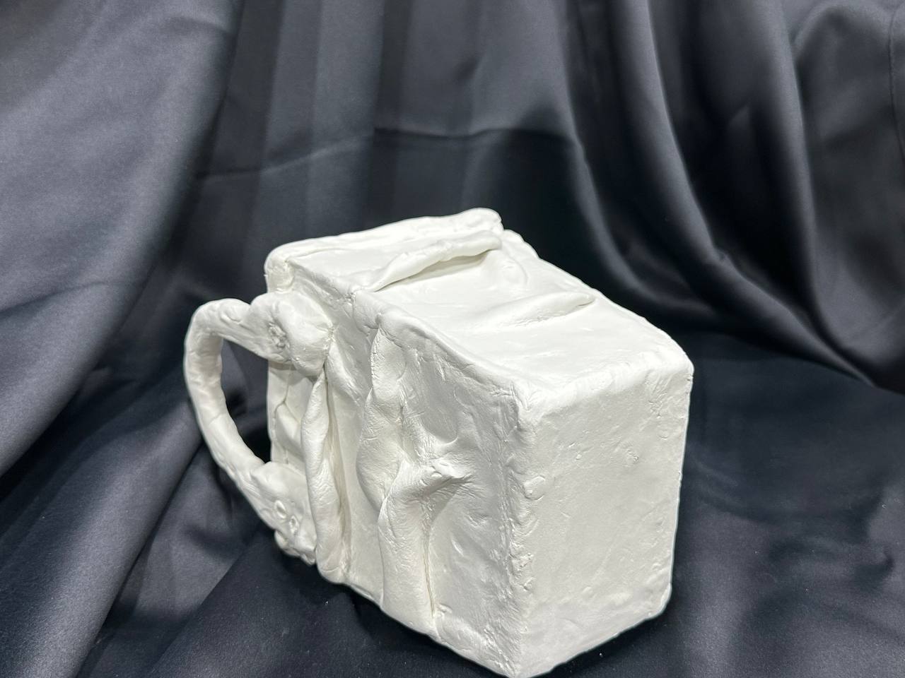 Moulage: Plissé Sculptural Art Tote Bag