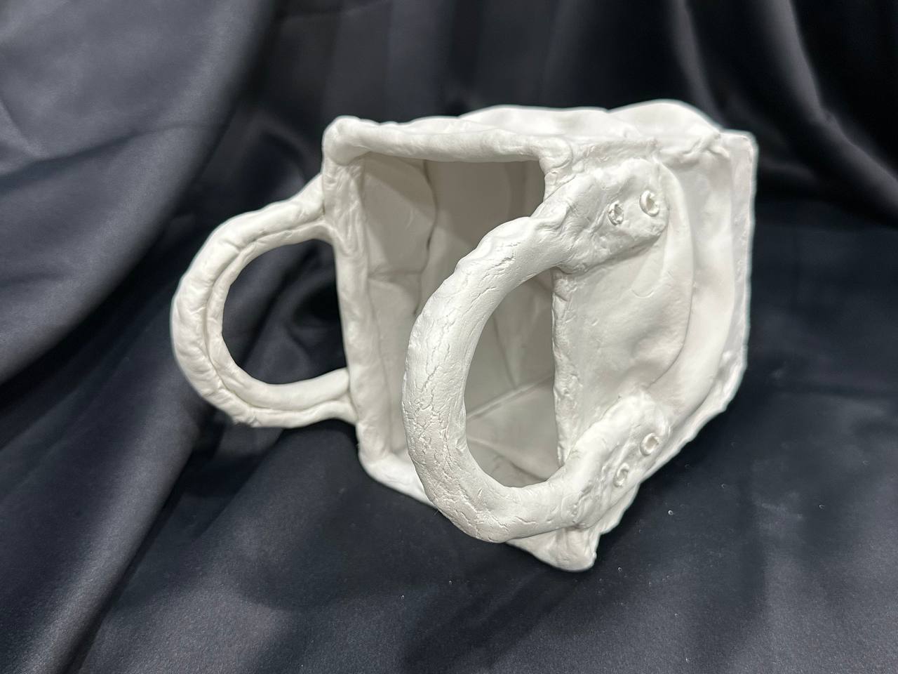 Moulage: Plissé Sculptural Art Tote Bag