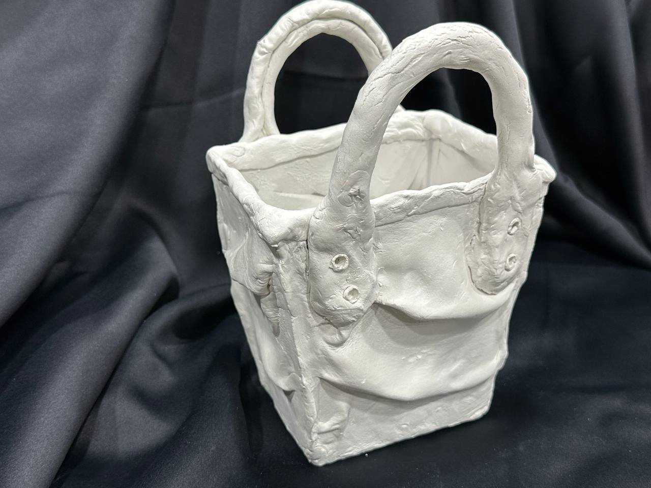 Moulage: Geometric Sculptural Art Bag
