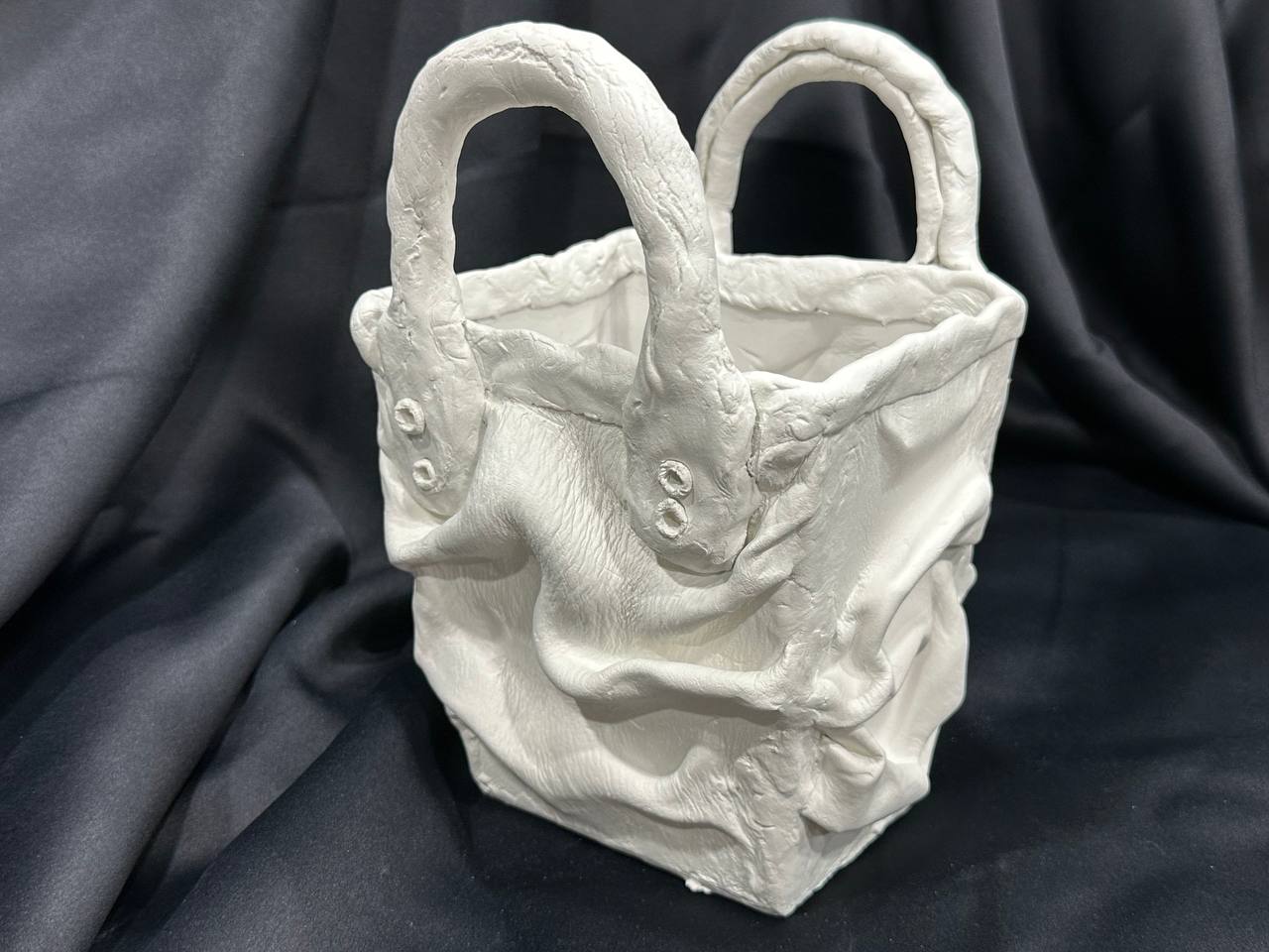Moulage: Geometric Sculptural Art Bag