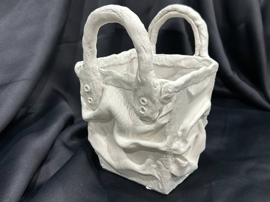 Moulage: Geometric Sculptural Art Bag