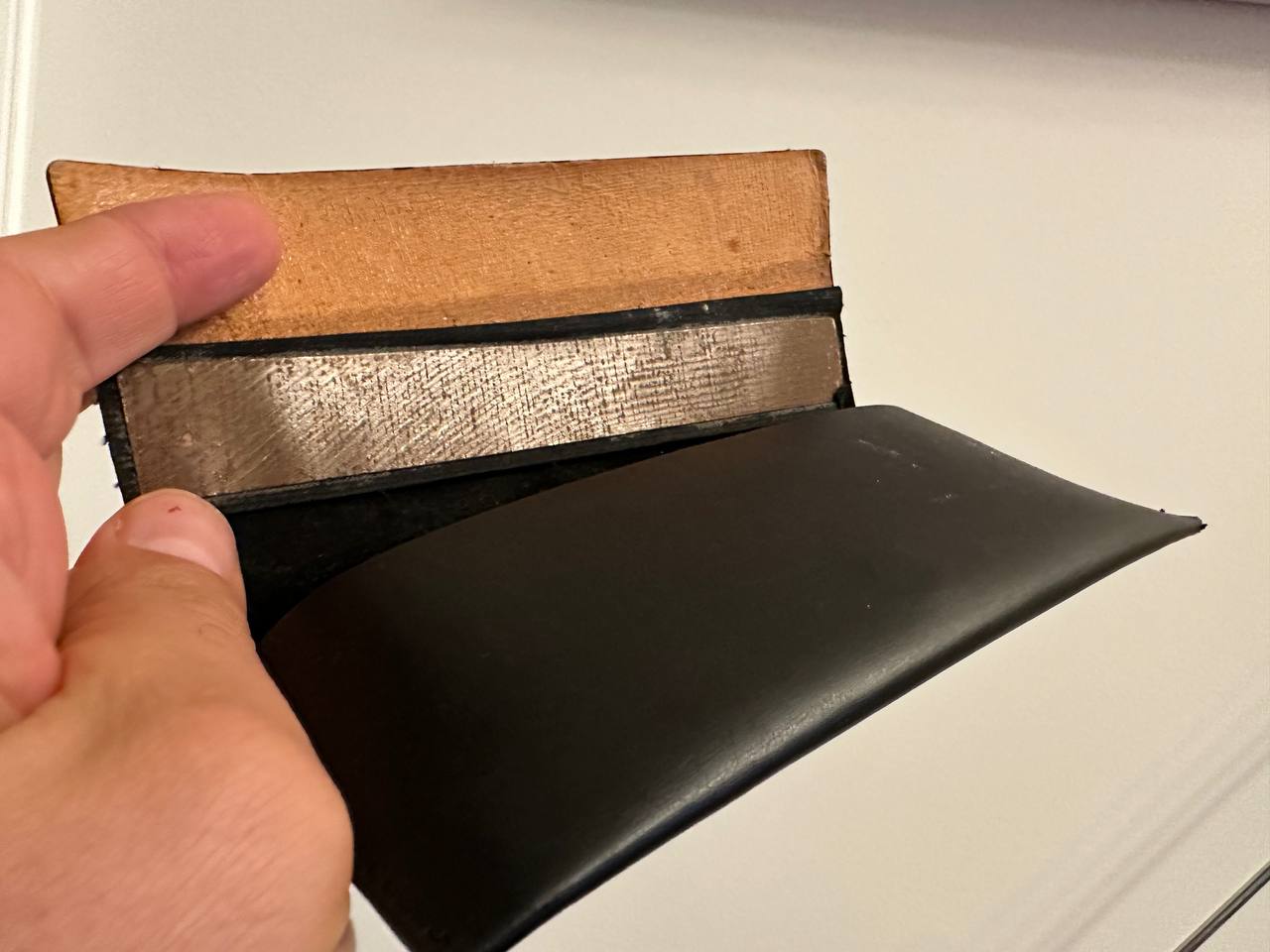 Montblanc Black Leather Wallet — Authentic, Pre-Owned
