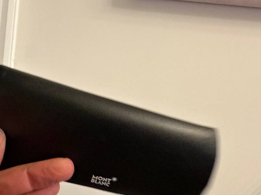 Montblanc Black Leather Wallet — Authentic, Pre-Owned